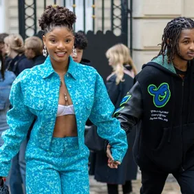Roger Vivier : Outside Arrivals - Press Day - Hotel Vivier - Paris Fashion Week - Womenswear - Spring Summer 2023